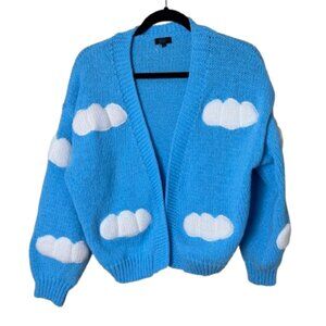 Debut Chunky Knit Cloud Cardigan Sweater Size Medium Trendy